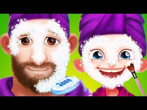Learn Play Fun Spa Day with Daddy - Fun Baby Care Kids Colors Game - Makeup Adventure for Girls