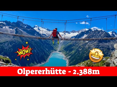 Olpererhütte - Vom Schlegeisspeicher zur Hängebrücke // Wandern im Zillertal 🇦🇹  Tirol