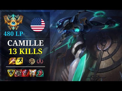 Camille Jungle vs Nidalee - 13 kills - Sheiden3 NA Challenger (480 LP) Patch 11.4