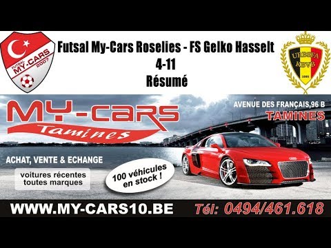 Futsal My-Cars Roselies - FS Gelko Hasselt 4-11 Résumé by Julien Trips Photography