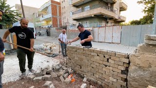 Sokak Kilit Taşıyla Duvar Yaptım - İnanılmaz Sağlam Oldu