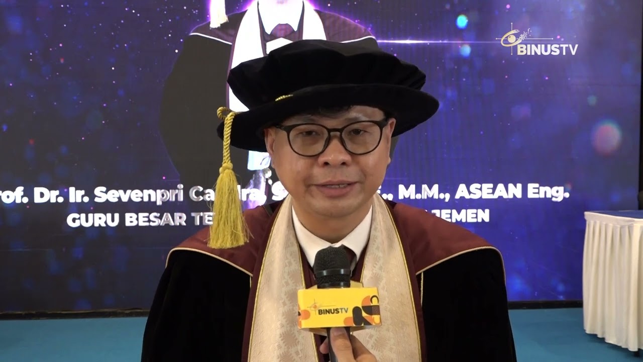 Prof. Sevenpri Jadi Guru Besar Ilmu Manajemen BINUS University