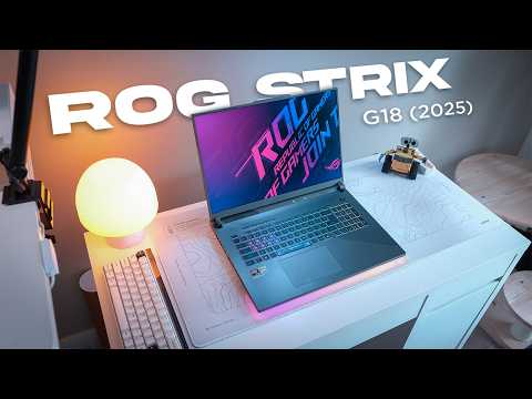 Gaming Vlog | ASUS ROG Strix G18 (2025) New Laptop - AMD Ryzen 9 | RTX 5060 | Unboxing ASMR👾