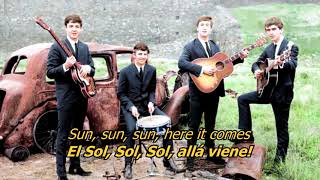Here comes the sun - The Beatles (LYRICS/LETRA) [Original]