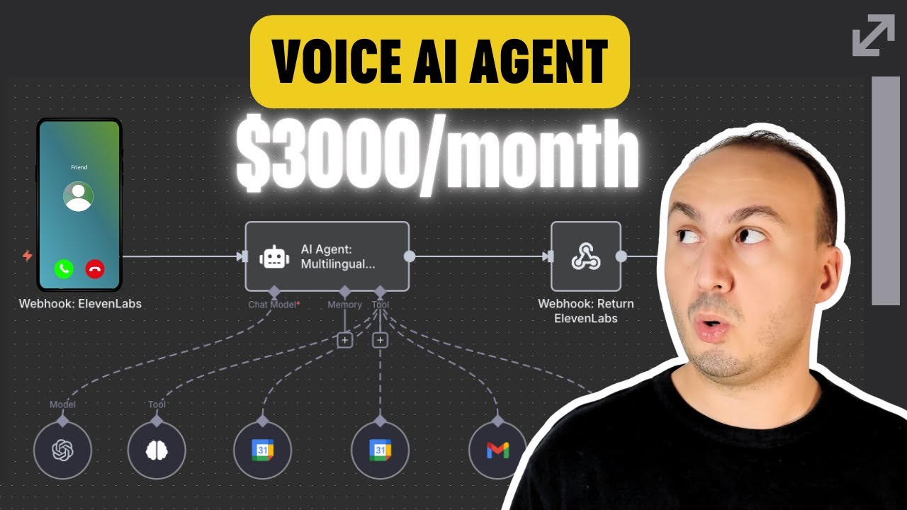 How I Automated $3000/Month with an AI Voice Agent and n8n 💸 INSANE