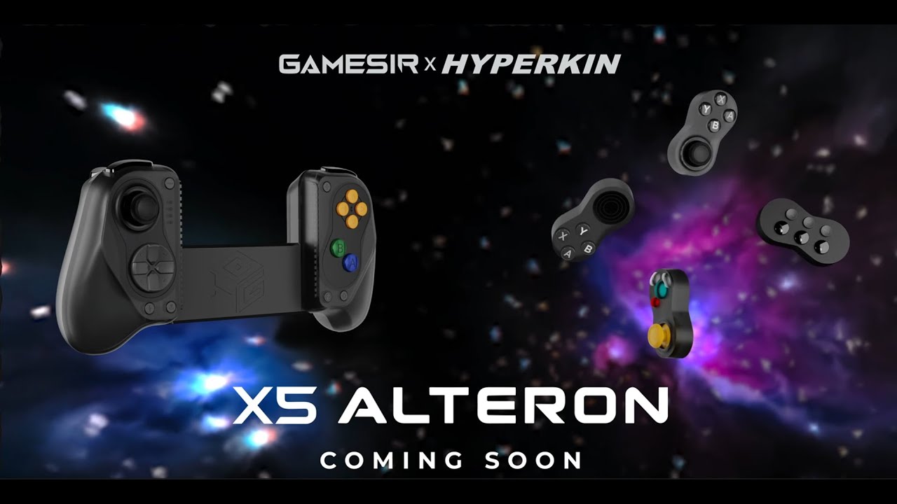 Two Premier Brands. One Mobile Controller. | Hyperkin x GameSir - X5 Alteron - YouTube
