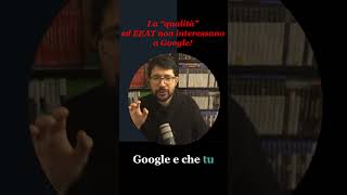 thumbnail del mio ultimo video sulla SEO