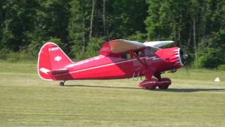 preview picture of video 'Stinson Reliant Full HD  Meeting Aérien de La Ferté-Alais  LFTA 2010'