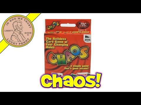 Chaos Card Game - A Simple Game That's Gone Insane, TDC Games 