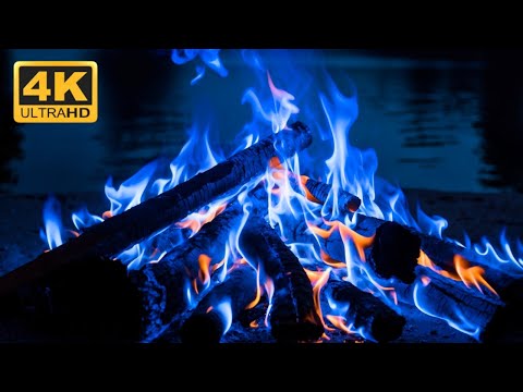 🔥 DEEP Glow FIREPLACE with Cozy HEARTH Crackles and Dim EMBER Fire to CALM Your MIND Before SLEEP