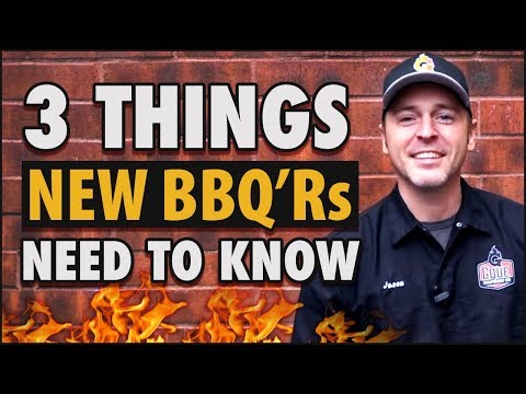 3 Tips for the new BBQ cook