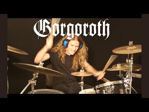 Black metal drum cover - Gorgoroth - Radix Malorum drumming (drummer Bobnar Simon)