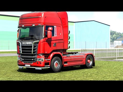 ETS 2 - Scania R730 Transporting Cars from Bayonne to Bordeaux