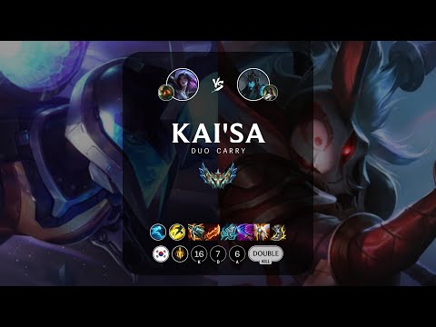 Kai'Sa ADC vs Kalista - KR Challenger Patch 12.22