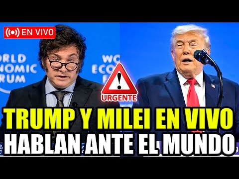 🔴CONFERENCIA DE TRUMP Y MILEI EN VIVO ¡HABLAN DEL FUTURO DE VENEZUELA Y EL MUNDO!