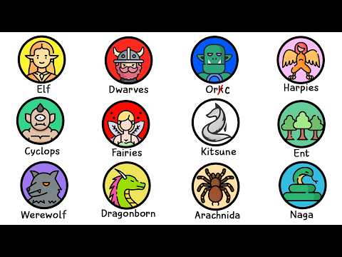 Every Fantasy Race in 12 Minutes