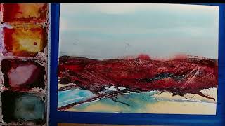 Experimental Modern Landscape Watercolor 🎨 | Abstract & Creative Painting!