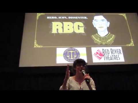 RBG at Red River Theatres Introduction to RBG by filmmaker Julie Cohen