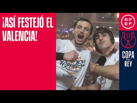 ⚪⚫  Puro sentimiento y amor por unos colores... ¡Así festejó el Valencia su pase a la final copera!