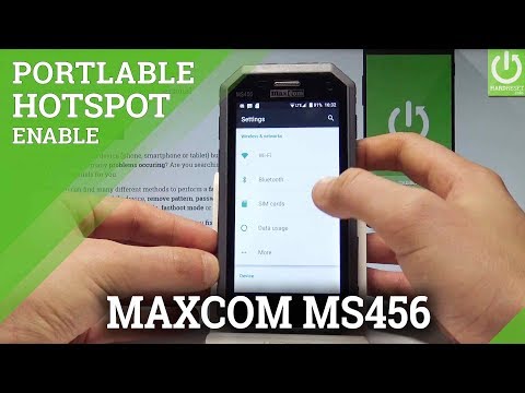 How to Use Portable Hotspot in MAXCOM MS456 |HardReset.info