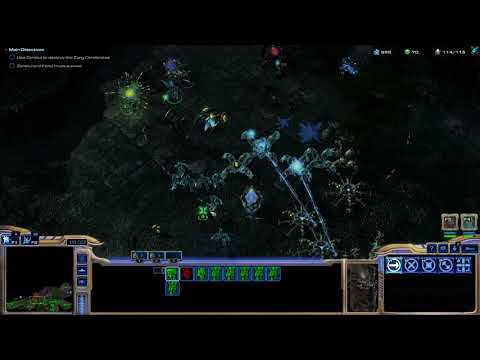 StarCraft Mass Recall 8 0 1 Protoss Campaign (Mission 9.  Shadow Hunters)