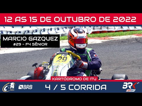 Marcio Gazquez - 57º Campeonato Brasileiro de Kart: 4ª Corrida em F4 Sênior