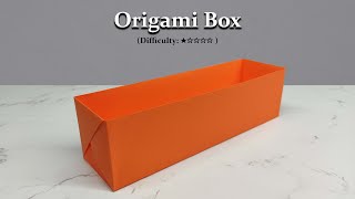 [DETAILED TUTORIAL] Origami Rectangular Box | Step-by-Step Folding Guide