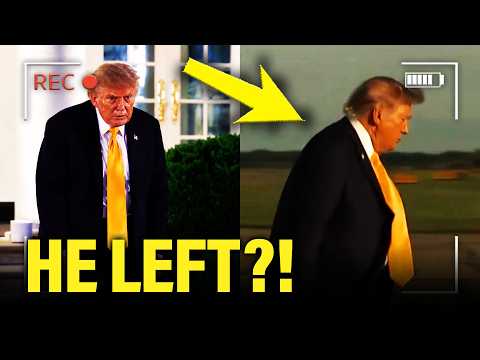 Trump BAILS as IT BLOWS UP….