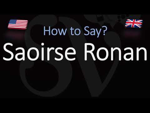How to Pronounce Saoirse Ronan? (CORRECTLY) American, Irish, English Pronunciation