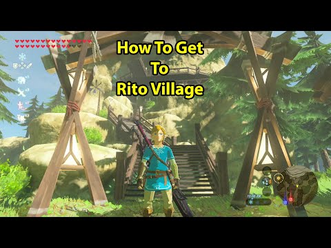 How To Get To Rito Village From The Great Plateau Tower In The Legend of Zelda Breath of The Wild