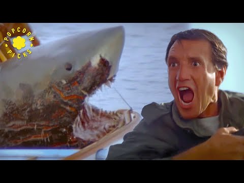 The Final Standoff Against The Shark | Jaws 2