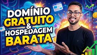 Como Ganhar um DOMÍNIO GRATUITO e Hospedagem Barata