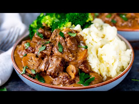 Slow Cooked Steak Diane Casserole