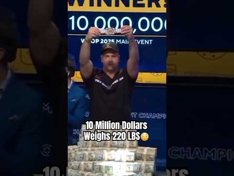 Michael Mizrachi wins the 2025 World Series of Poker Main Event for $10,000,000! 😱 #wsop #poker