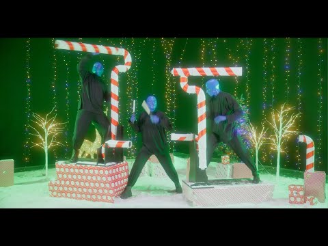 Blue Man Group Jingle Bones Music Video ft Drumbone 🎄🥁❄️