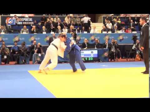 European Judo Championships Juniors Bucharest 2014 Bronze -63kg RENSHALL (GBR) - DZHIGAROS (RUS)