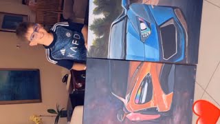 We’re so proud of Cy and how committed he has been to his art classes and to developing his skills.