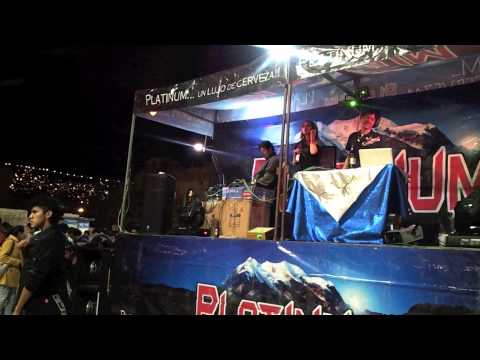 DJ Carlitos playing Live at Plaza Bicentenario La Paz Bolivia
