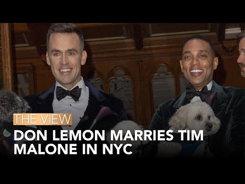 Don Lemon Marries Tim Malone | The View