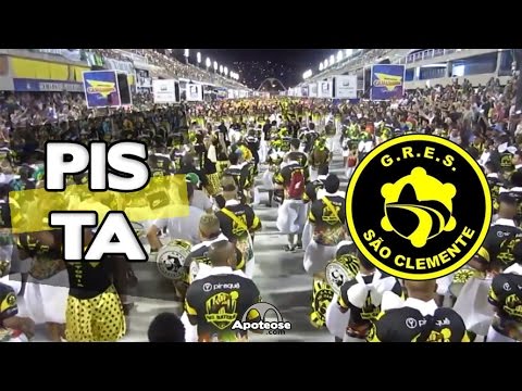 São Clemente 2016 - Bateria (Pista) - Ensaio técnico