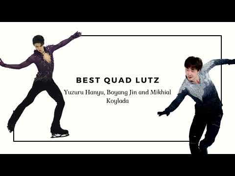 Best Quad Lutz | Yuzuru Hanyu, Boyang Jin, Mikhail Koylada |  羽生 結弦, 金博洋, Михаил Сергеевич Коляда