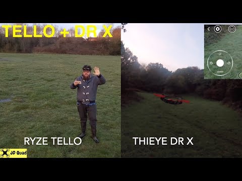 Ryze Tello Vs Thieye Dr X Selfie Quadcopter Comparison Video