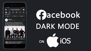 How to Enable Facebook Dark Mode in IOS