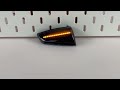 LED dynamické smerovky Volvo C30, S40, V50, C70 – Plug & Play, 12 V - Video Youtube