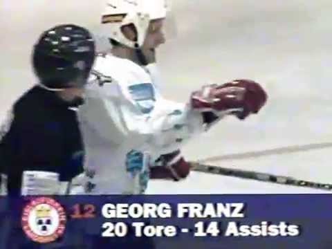 DEL 94-95 #42 Landshut - Mannheim 5-1 - alle Tore