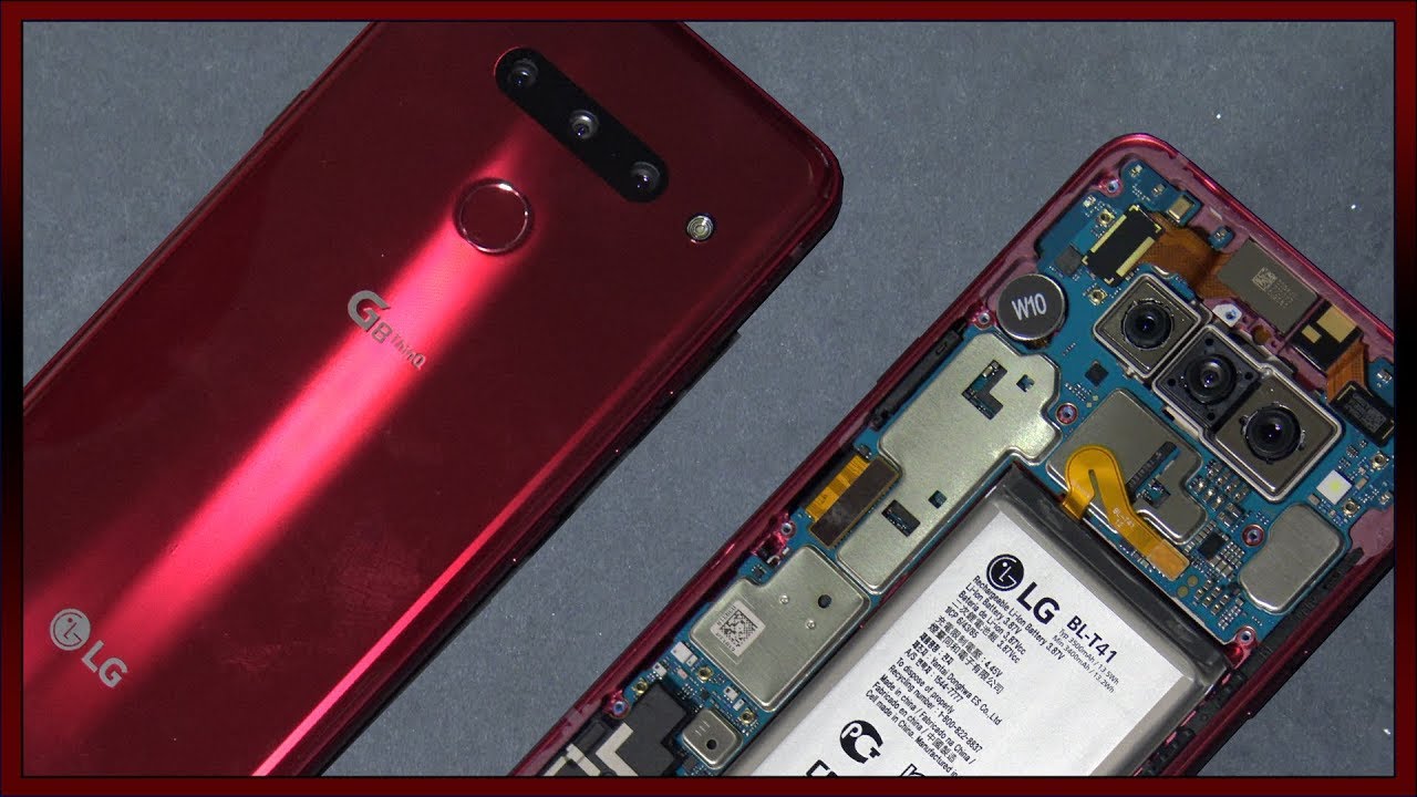 LG G8 ThinQ Disassembly Teardown Repair Guide. No earpiece speaker?