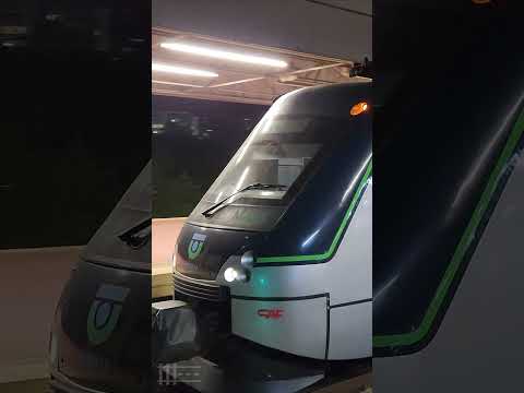 Metrô BH - TUE 1000 chegando e partindo de Minas Shopping #metro #train #belohorizonte