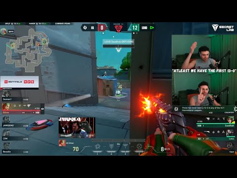 SEN Tarik Reacts to The First 13-0 in VCT Americas Loud vs EG..