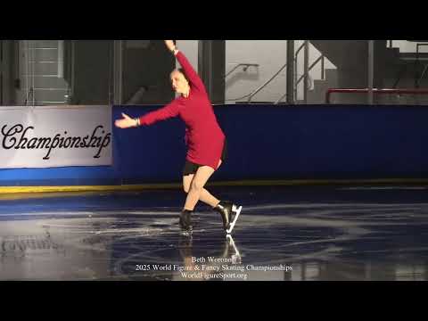 Beth Woronoff, 2025 World Figure & Fancy Skating Championships