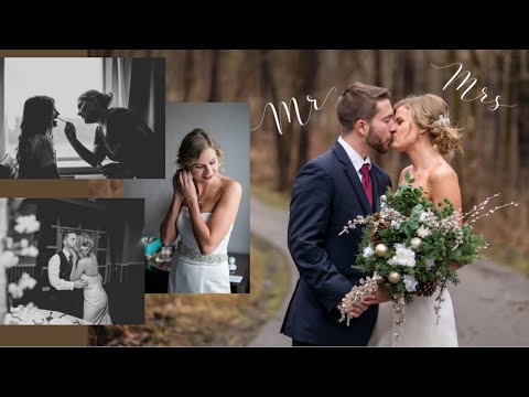 OUR WEDDING DAY PHOTOS // JANUARY WEDDING + A FUN RECEPTION